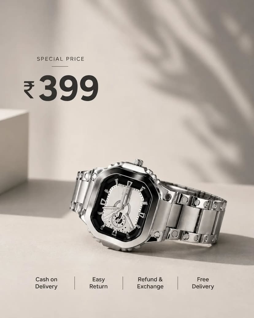 Premium Stainless Steel Watch